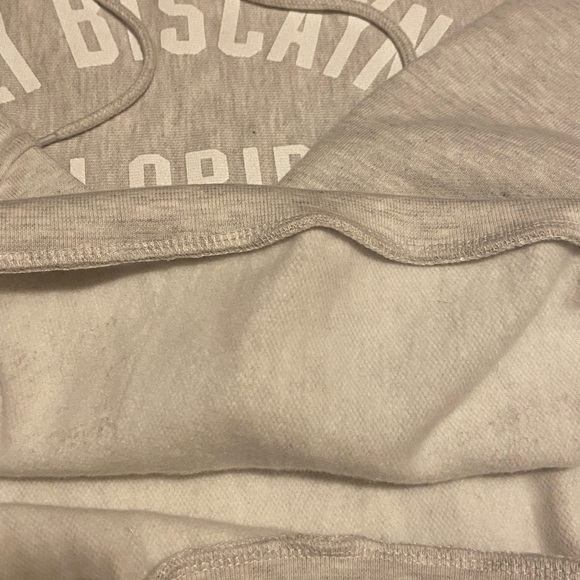❄️ SALE Champion Reverse Weave Key Biscayne Miami FL Hoodie Woman’s Small Gray - Picture 4 of 6